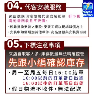 永和電池 YUASA湯淺 全新品 55B24RS 汽車電瓶 汽車電池 免加水 46B24RS 65B24RS 適用