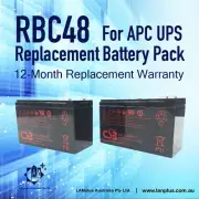 CSB RBC48 Replacement Battery Pack 4 APC SUA750 SUA750i SUA750US SMT750i IBM750T