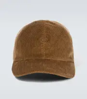 [Loro Piana] Loro Piana Corduroy baseball cap XL brown