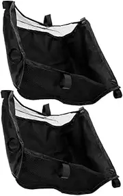 STOBAZA 2 Pcs Stroller Organizer Bag Mesh Storage Bag for Diapers Toys Snacks Underseat Basket Easy Install Sturdy Construction