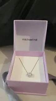Michael Hill Silver 925 Necklace With CZ