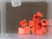 LEGO Parts - Coral Slope 30 1 x 1 x 2/3 - No 54200 - QTY 15