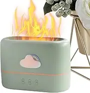 Flame Oil Diffuser | Scent Diffuser - Cool Mist Noiseless Small Humidifier Scent Decor Odor Eliminator Interior Accessories for Bedroom Studio Workplace Room Yoga Home