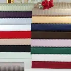 Superior 7 PCs Bedding Set 1000TC Egyptian Cotton Emperor Size Stripes Color