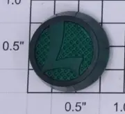 Lionel 22-86 Clear Dark Green LW Transformer Handle Lens (50)