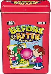 Super Duper Publications Before & After Fun Deck Flash Cards Educational Learning Resource for Children