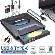 7in1 External USB 3.0 DVD CD RW Writer Drive Burner Reader Player For Laptop PC SZRH A-C
