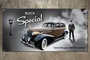 1937 Buick Special Garage Banner 2ft x 4ft