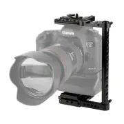 NICEYRIG DSLR Half Cage for Canon EOS-1DC 1DX Nikon D3X Fujifilm X-T2 Sony A7 A9