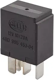 HELLA 4RD 965 453-041 Relay, main current - 12V - 5-pin connector - Wiring Diagramme: W2 - Plug: C1 - Changeover Contact - without holder