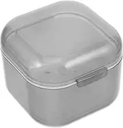 Healeved Nail Art Tools Cleaning Tray Soaking Bowl Plastic Tweezer Cleaner Box Nail Drill Bits Cleaning Bowl