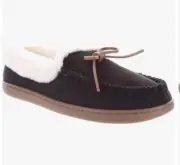 DAKOTA FLEECE BLACK LADIES SLIPPERS QUALITY COMFORT SIZE 7
