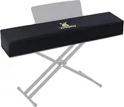 [Zreephy] Piano Keyboard Dust Cover with Music Stand Opening of Zipper Design, Dust Proof Cover Compatible for Yamaha P35 P45 P48 P71 P85 P95 P105 P115 P125 Digital Pianos Keyboards (Black), KC-Y001