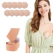 [Tripsky] Boob Tape,Disposable Petal Satin Nipple Cover,DIY Lift Chest Paste Sexy Backless/Strapless Breast Lift Tape, Silicone Adhesive Bra,Push up Breast,Medical Grade,AA-DD for Cup