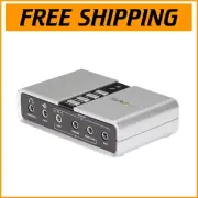 Plug and Play 7.1 USB Sound Card - Digital Audio Solution for Windows Devices