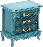 Totority Realistic Mini Nightstand for Dollhouse 1:12 Scale Miniature House Accessory