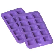 Silicone Brownie Mold for Baking Individual Bite Size 1.5 Inch Brownie Square...