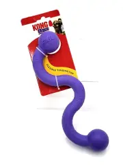 Kong Ogee Stick Medium Purple Curved Floating Dog Tug Chew Fetch Toy