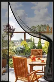 Side Opening Magnetic Screen,Fly Screens Doors Nets Patio Curtain Insect Mesh