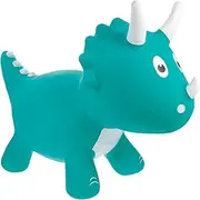 Hohopeti Inflatable Dinosaur Ride Durable Indoor Plaything for Fun and Flexible Bouncing Companion Promotes Balance and Muscle Development for Creative Play