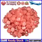 LF# 100Pcs Reusable Glow In The Dark Pebbles for Outdoor Landscaping (Orange)