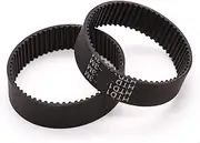 2/5pcs Arc HTD3M Timing Belt Width 10mm 15mm Black Rubber Closed Loop Synchronous Belt Transmission Drive Belt Length 171mm~204mm(174mm,5pcs 15 mm)