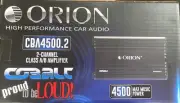 orion amplifier 4500w 2 ch+ wiring kit 0 g