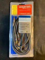 Monster Standard InterLink 100 RCA Interconnect Cable Audio 2M (6.5 ft) 1100-2M