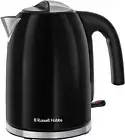 Russell Hobbs Colours Plus Black Kettle, RHK2041BLK, 1.7l Capacity, Perfect P...