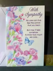 Sympathy Condolences Greeting Card Know How Much We Care