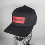 New Hemi Hat Flexfit 110 Pro Performance cap Leatherette Hat Patch Mopar