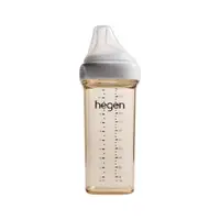 在飛比找HOTAI購優惠-【hegen】金色奇蹟PPSU多功能方圓型寬口奶瓶 330m