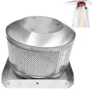 Patio Heater Burning Net Emitter Screen and Base 4-Sided Pyramid Heater Repla...