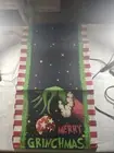 Christmas Table Runner Black 13 x 108 Inch Rustic Holiday Grinch Farmhouse
