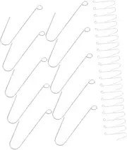 HAMPPLIES Vehicle Seat Pad Fixing Hanger 50pcs Iron s Hooks for Seat Cover Curtain Ceiling Hangers Stylish 79mm