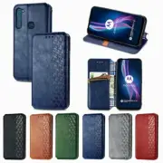 For Moto G14 G54 G84 G23 EDGE 40 30 NEO Flip Leather Wallet Magnetic Case Cover