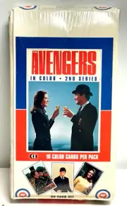 Avengers 2nd Series Trading Card Box Sealed 36 Booster Packs 1993 Cornerstone