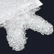 5000PCS 4mm Transparent Resin Rhinestones for Crafting Clear Flatback Jelly Rhinestones Bulk SS16 Non-Hotfix Stones Diamonds Crystals Gems for Nails Mugs Tumblers Bottles DIY Crafts Decoration