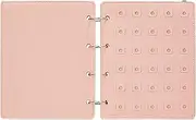 [Generic] Pin Display Binder Stand Pin Display Holder with 4 Pages Brooch Storage Display Stand for Shops Countertop Dressing Table