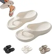 [Generic] Pillow Arch Support Flip Flops for Women Men, Lightweight, Waterproof, Anti-Slip, Suitable for Home, Beach Slippers