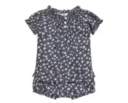 NWT New Ralph Lauren Girls Polo Easter Floral Top & Bloomer Short Set 3M $65
