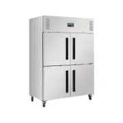 Polar G-Series 2 Stable Door Upright Fridge Stainless Steel - Commercial Solid Door Upright Fridges (DL709-A)