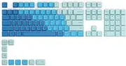 Glorious GPBT Dye Sublimated Keycaps (Caribbean Ocean) - Thick PBT Plastic 114 Keycap Set for 100% Full Size, 85% 80% TKL, 60% Compact, 75% Mechanical Keyboards