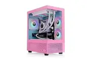 Thermaltake View 170 ARGB Tempered Glass Micro-ATX Case - Bubble Pink [CA-1Z4-00MAWN-00]