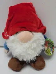 Aurora World Gnomlins Tinklink 9” Plush Gnome Red Had Blue Jacket New 23cm