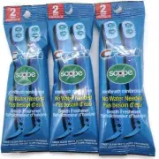 CREST SCOPE Mini Brushes Breath Freshner Toothbrushes No Water 3PK 6 pcs NEW