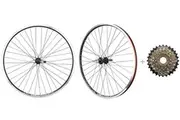 CyclingDeal Bike Bicycle MTB Wheelset 26" with Shimano 6 or 7 Speed MF-TZ500 Freewheel
