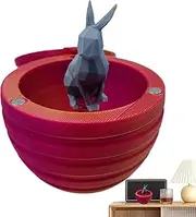 Printing Egg,Cute Rabbit Egg | Print Rabbit with Egg Bunny Egg Animals Inside Creative Ornaments for Desk Decoration