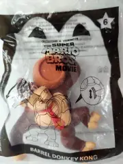 2022 Barrel Donkey Kong Super Mario Bros Figure McDonalds Happy Meal Toy
