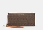 Michael Kors Jet Set Travel Continental Wallet New Brown